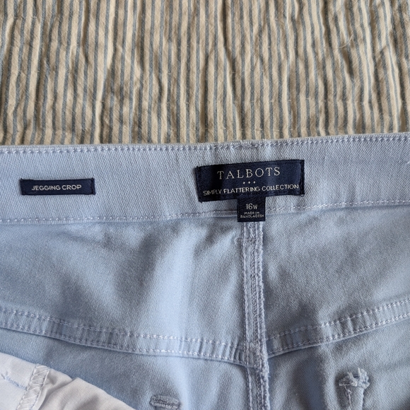 Talbots Light Blue Denim Jeans 16 - Picture 4 of 5